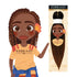 EZBRAID Spetra Fibre Pre Stretched Hair Extensions Kids 12" - 2X Value